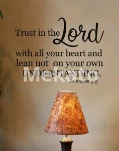 Bible Verse Wall Decals Inspirational Quote Wall Stickers Religious Motivational Decal For Bedroom Living Room Office