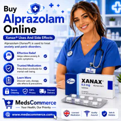 Buy Alprazolam Online - Xanax Uses And Side Effects - MedsCommercE